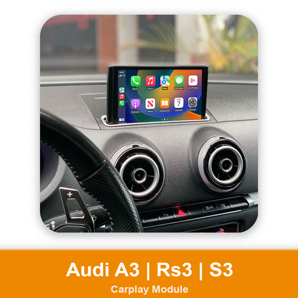Carplaybox geschikt voor uitklapscherm van Audi A3/S3/RS3 - Carplay en Android Auto