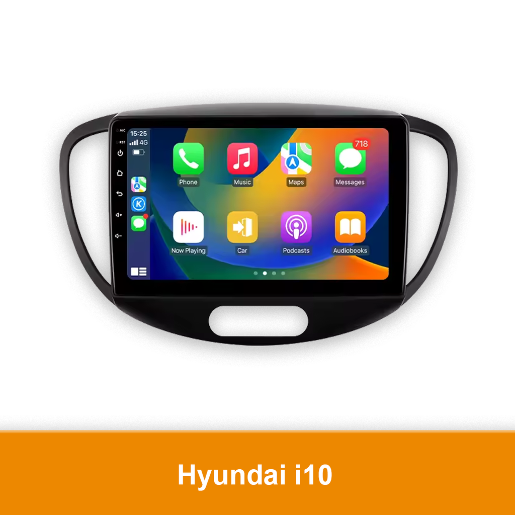 Autoradio geschikt voor de Hyundai i10 - CarPlay en Android Auto