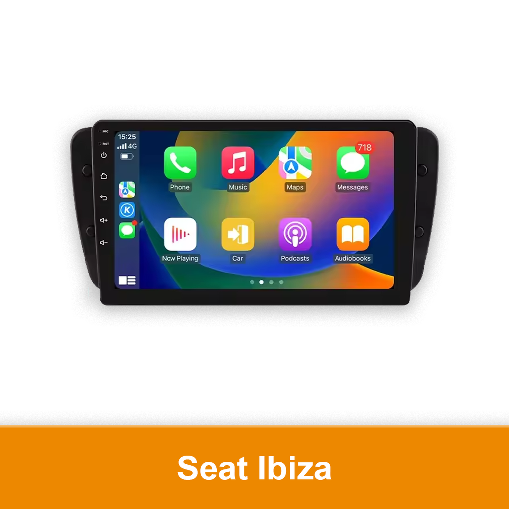 Autoradio geschikt voor de Seat Ibiza - CarPlay en Android Auto
