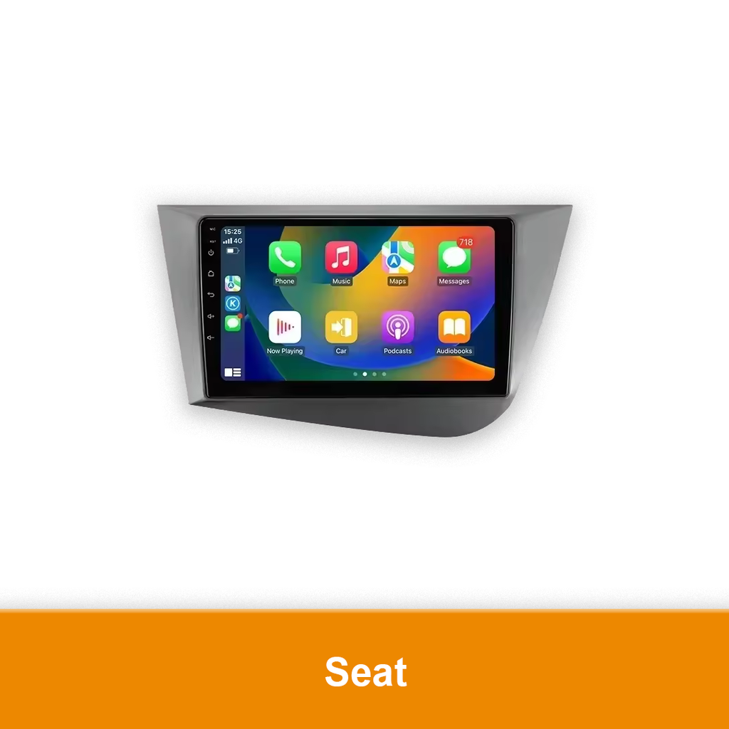 Autoradio geschikt voor de Seat Leon - CarPlay en Android Auto