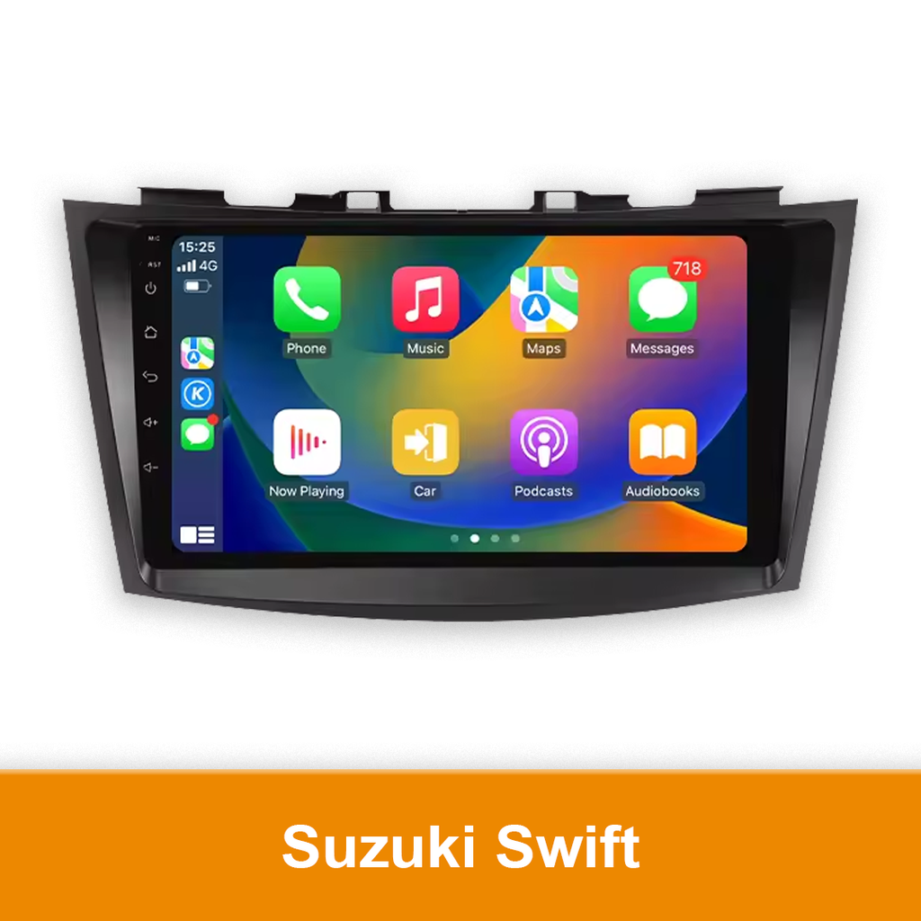 Autoradio geschikt voor de Suzuki Swift - CarPlay en Android Auto