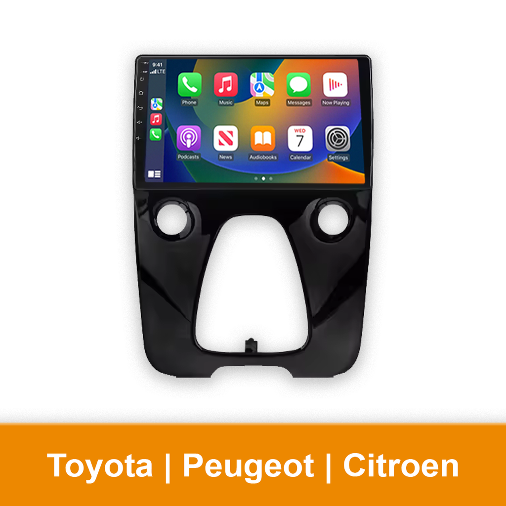 Autoradio geschikt voor Toyota, Citroën en Peugeot - CarPlay en Android Auto