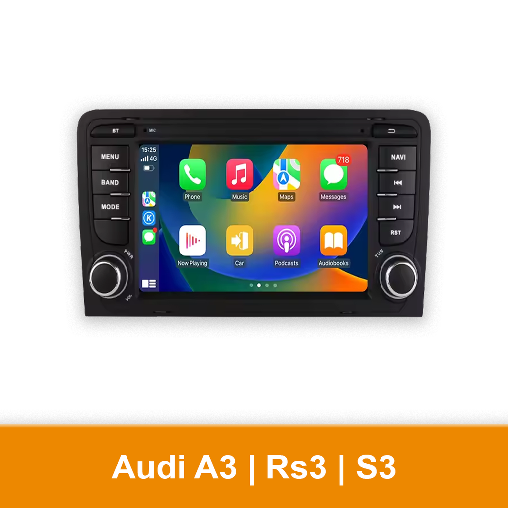 Autoradio geschikt voor de Audi A3/S3/RS3 - CarPlay en Android Auto