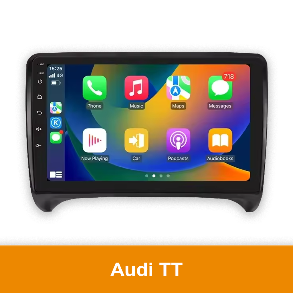 Autoradio geschikt voor Audi TT - CarPlay en Android Auto
