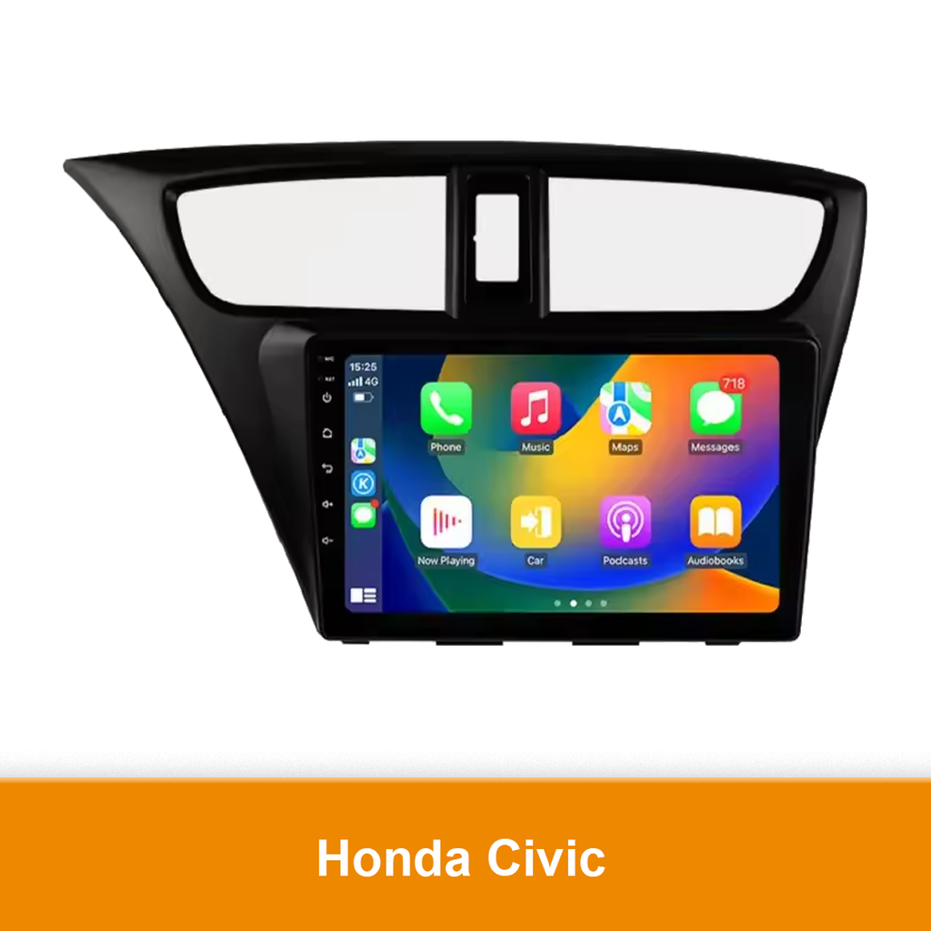 Autoradio geschikt voor de Honda Civic - Carplay en Android Auto