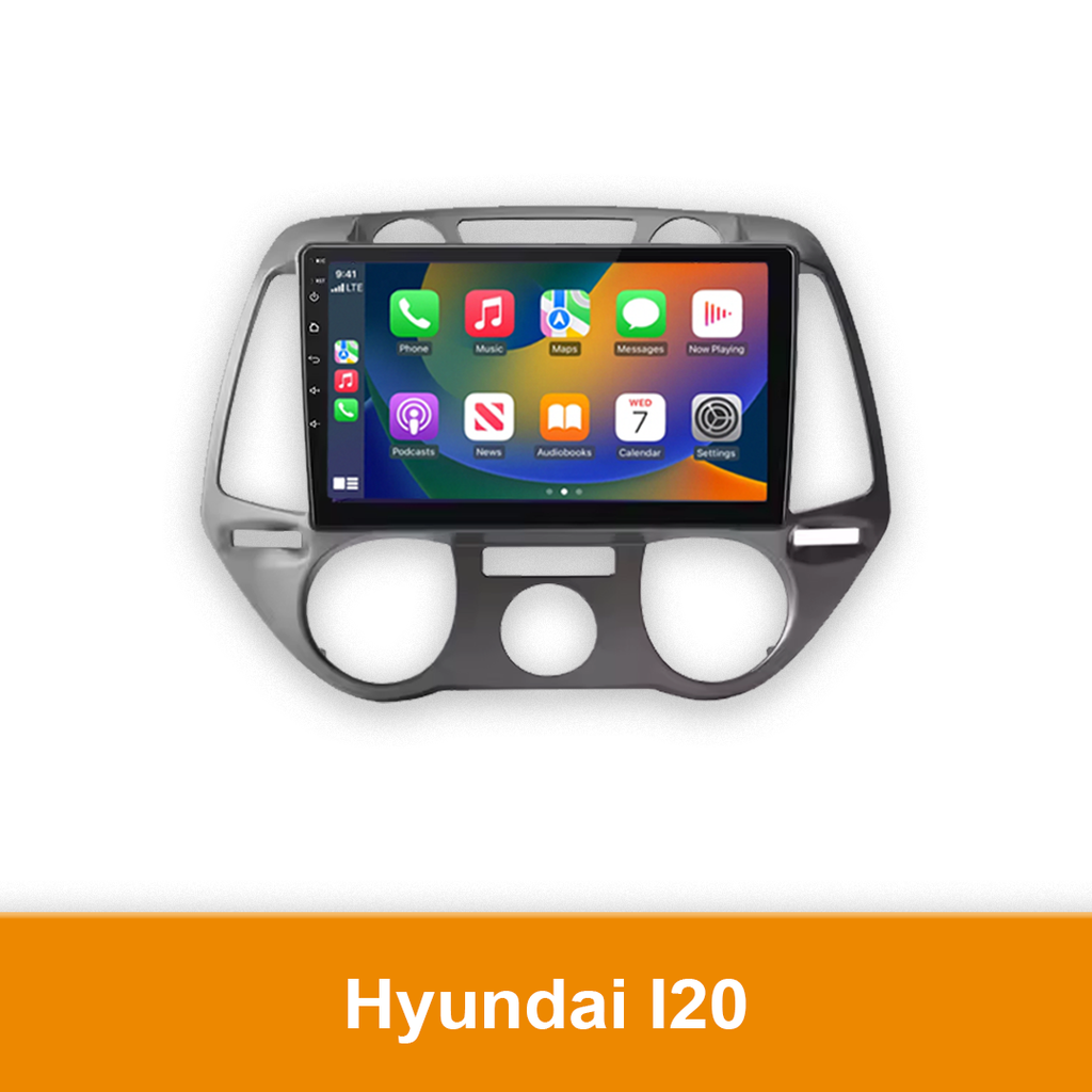 Autoradio geschikt voor de Hyundai i20 - CarPlay en Android Auto