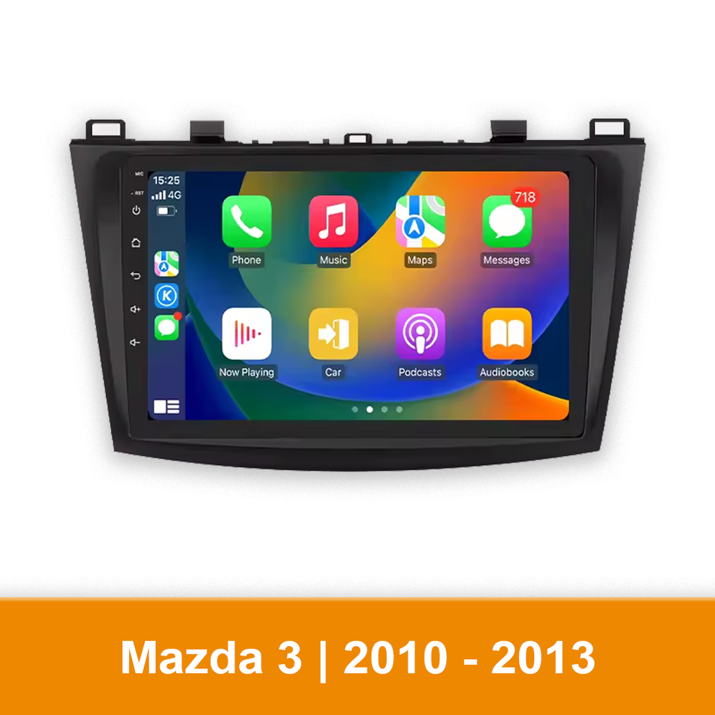 Autoradio geschikt voor de Mazda 3 - CarPlay en Android Auto