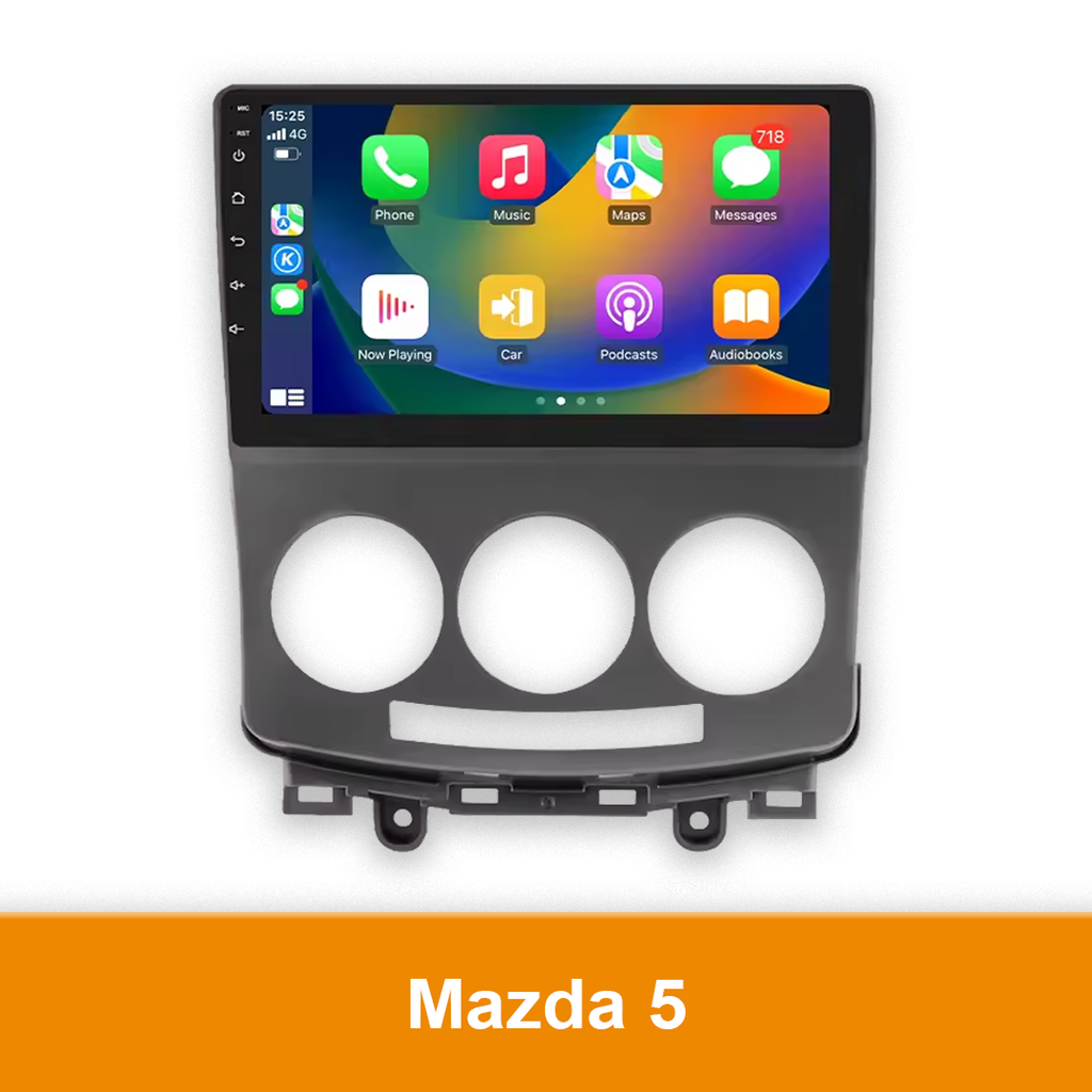 Autoradio geschikt voor de Mazda 5 - CarPlay en Android Auto