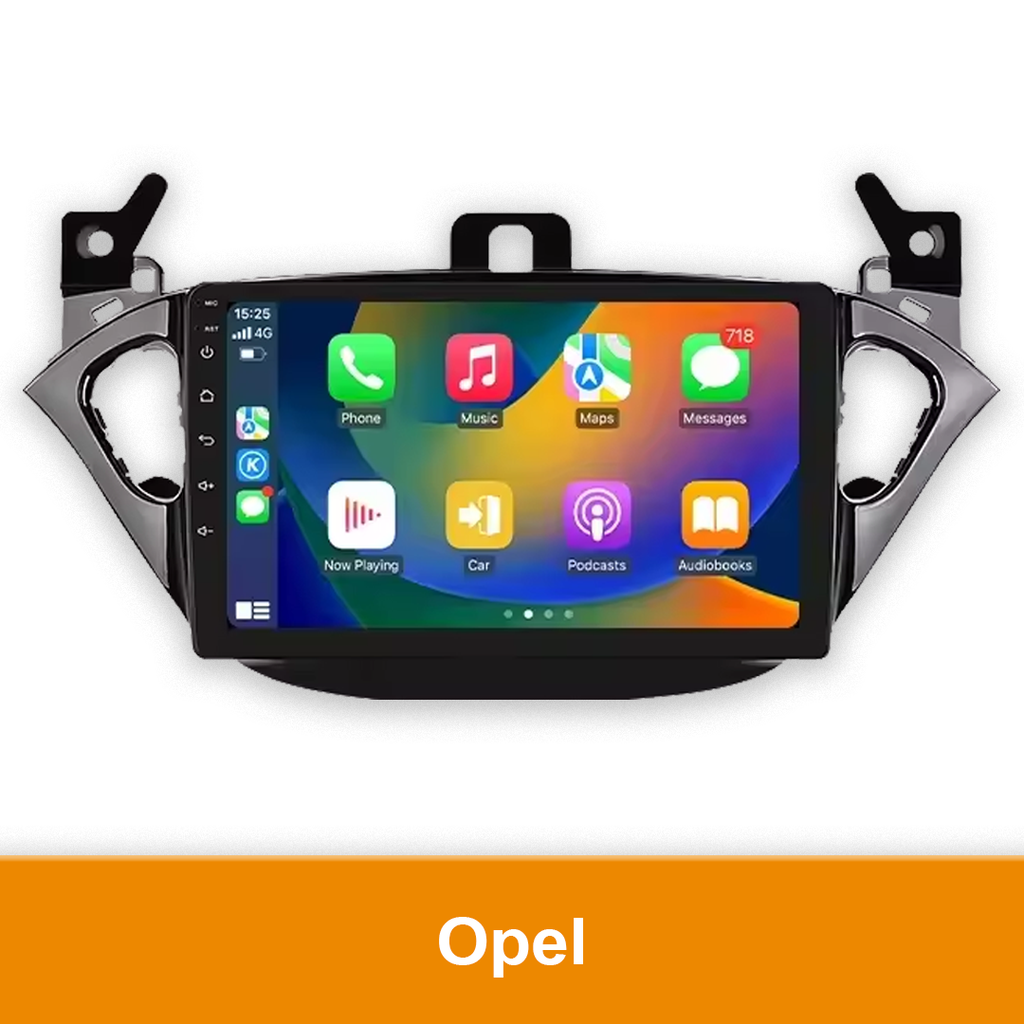 Autoradio geschikt voor de Opel Corsa/Adam - CarPlay en Android Auto