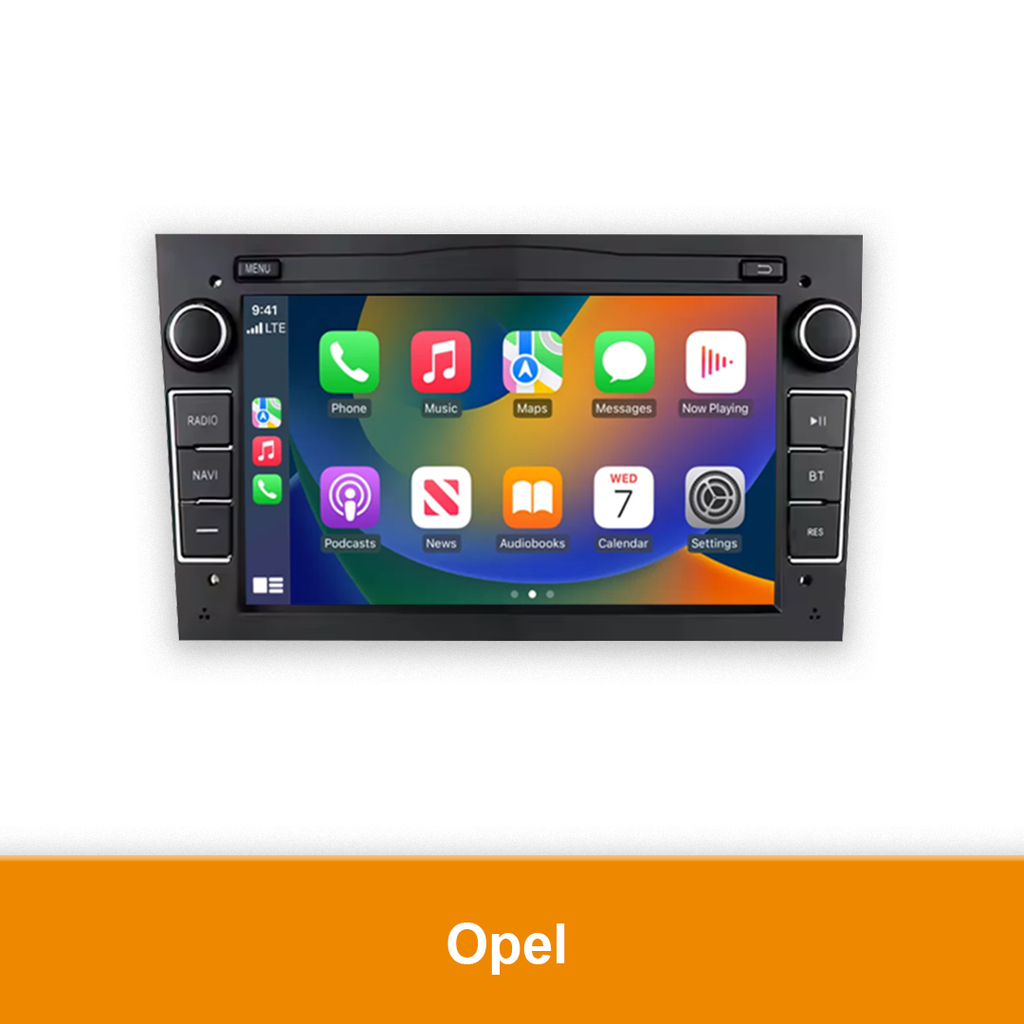Autoradio geschikt voor Opel - CarPlay en Android Auto