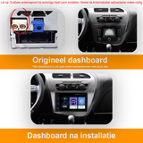 Autoradio geschikt voor de Seat Leon - CarPlay en Android Auto