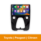 Autoradio geschikt voor Toyota, Citroën en Peugeot - CarPlay en Android Auto