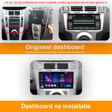 Autoradio geschikt voor de Toyota Yaris - CarPlay en Android Auto