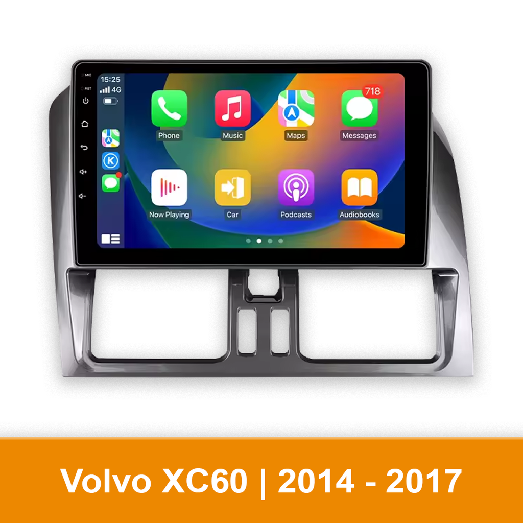Autoradio geschikt voor de Volvo XC60 - CarPlay en Android Auto