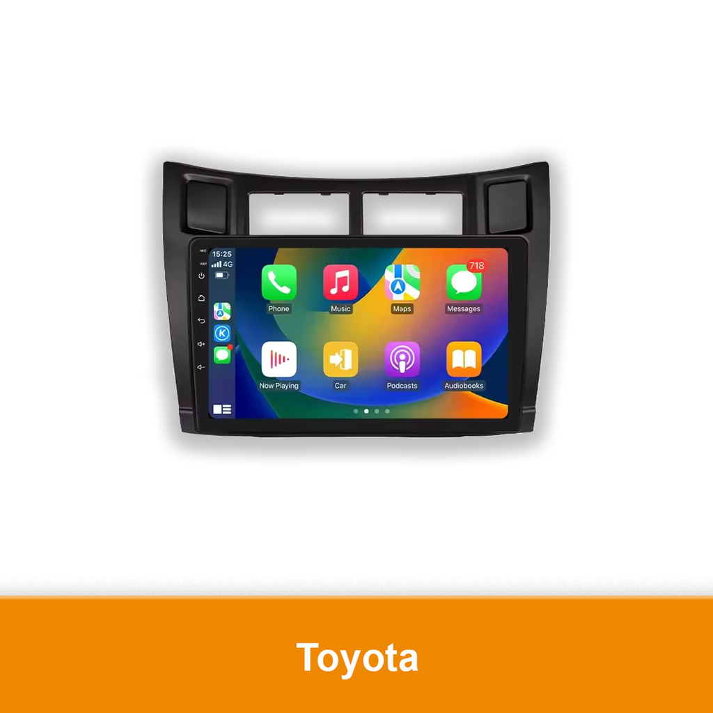 Autoradio geschikt voor de Toyota Yaris - CarPlay en Android Auto